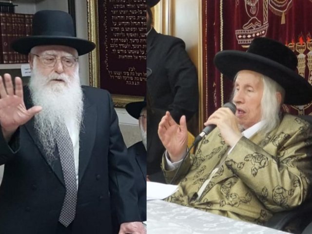 הרב פינטו ותמונת הרבי מקאליב זצ"ל. א' מיכאלי