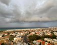 גשם באשדוד. צילום: שמואל דוד