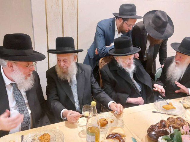 שמחת נישואי נכדת הרב שיינין. המצלם