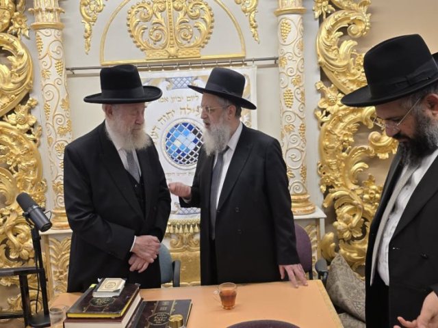הרב שיינין בשיעורו של הרב יוסף