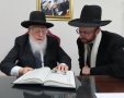 הרב פרץ עם הגרח פינטו. מ' מיכאלי