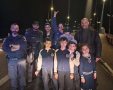 הילד החולה עם אנשי המשטרה. רחשי לב