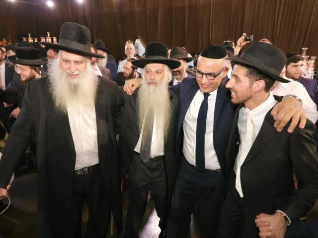 חתונת בן הרב שטרית. צילום: מנדי שיף