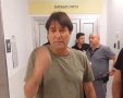 רן כרמי בוזגלו במחאה בבית החולים אסותא