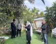 הרב אמסלם בברכת האילנות. א' מיכאלי