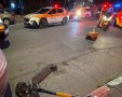 זירת התאונה ברח' אלבז. איחוד הצלה