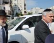 הרב דרעי מגיע לכנס. צילום: מטה ש"ס