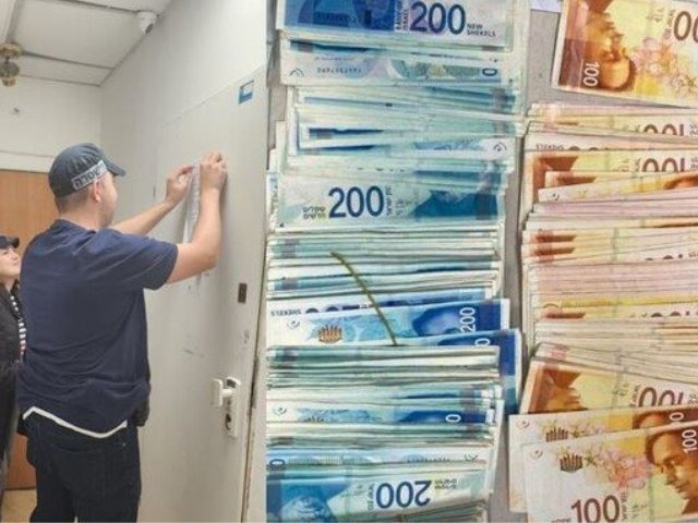 רשות המיסים מוצאים מזומנים שלא דווחו