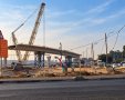 מחלף בני ברית מתחיל להתרומם באוויר (צילום: אשדוד נט)
