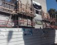אתר תמ"א 38 לחיזוק מבנים באשדוד. צילום: שמואל סרדינס