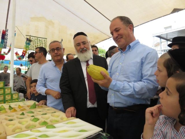 ראש העיר בסוכת ההוראה. אשתקד. צילום: המועהד אשדוד