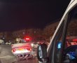 וואו, צפו ברכב שהתהפך ורמס רכבים ברחוב הירושלמי | הנהג נחלץ בנס