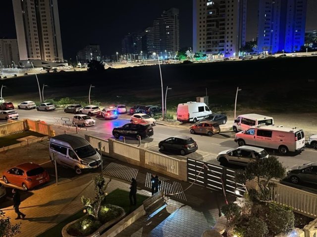 זירת השלכת הרימון (צילום: חדר פיקוד אונליין)