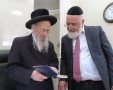 הרב דהן עם הגרח"פ הורביץ. צילום: א' מיכאלי
