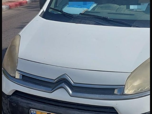 צילום הרכב בו נתפס העבריין