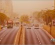 זיהום אוויר גבוה צפוי בכל הארץ עקב סופת אבק מאפריקה