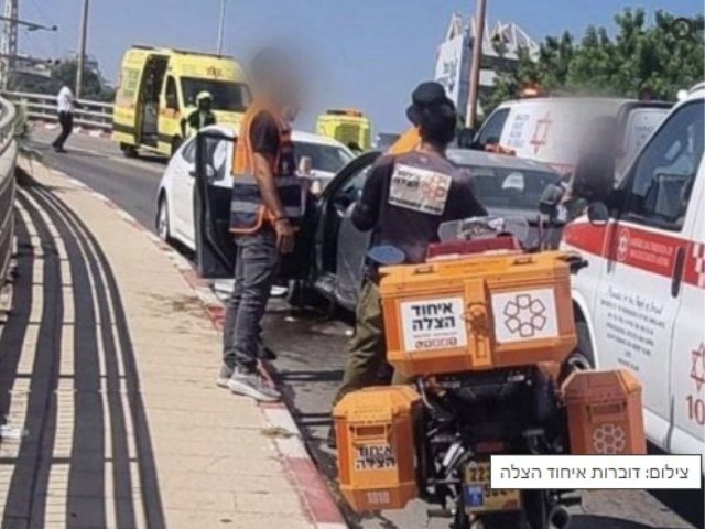 זירת התאונה. איחוד הצלה