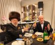 בשמחה המצוצמת בביתו: ראש העיר ואדמו"ריה שמחו עם הרב שור