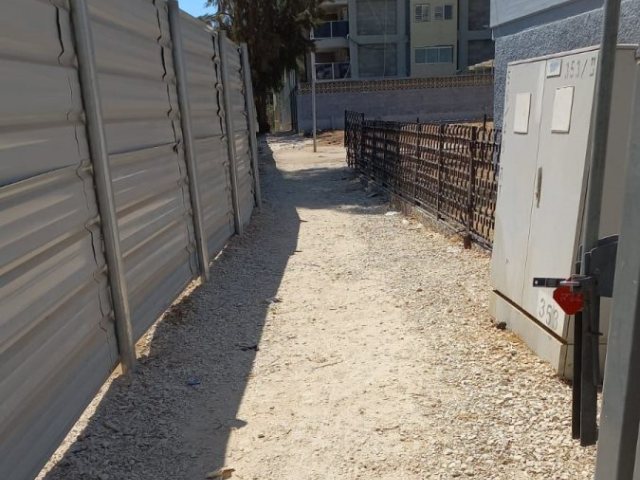 השביל כעת, טרם הנגשתו. צילום: ח' ויין