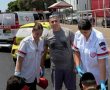 מנהל בי"ס מגדרה הציל חיים – מתנדבות מד"א שהגיעו לזירה - תלמידות שלו