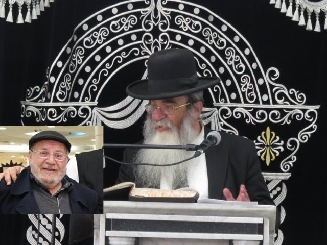 הרב קלמנוביץ, משמאל הרב זריהן. שוקי לרר