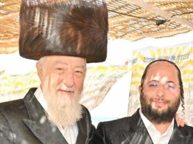 ר יהודה ביכלר ובנו אלעזר. המצלם