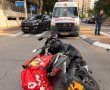 רוכב אופנוע נפצע בתאונת דרכים באשדוד