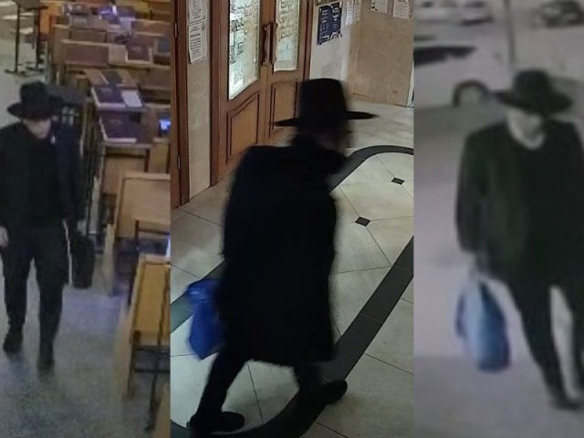 תיעוד מצלמות האבטחה. באדיבות בחדרי חרדים