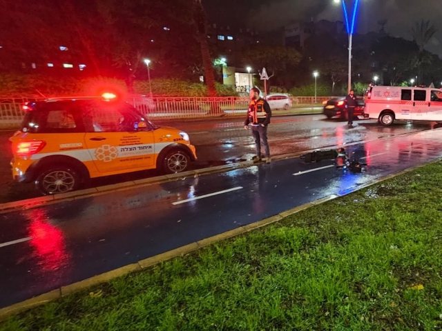 זירת התאונה - דוברות איחוד הצלה