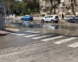 הביוב זרם באין מפריע ברחוב הראשי