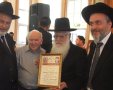 הגבאי זל עם רב העיר הרב פינטו. מ. מיכאלי