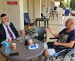 יו"ר המועצה הדתית בביקור חולים אצל שמשון שהרבני