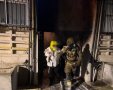זירת השריפה. צילום: תיעוד מבצעי כב״ה 