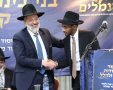הרב אריה דרעי בכינוס עמלים. יעקב כהן
